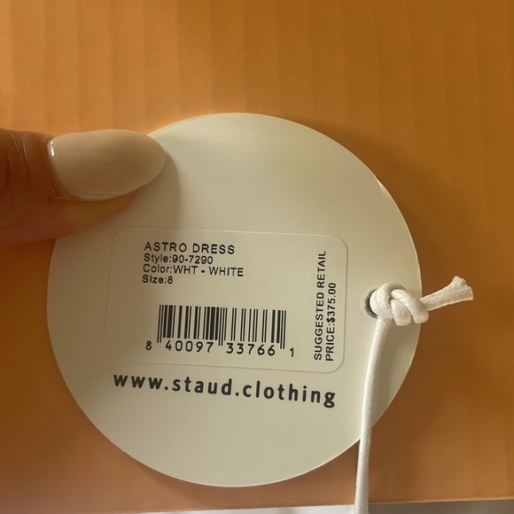 NWT Staud Astro dress - size 8 - Picture 4 of 4